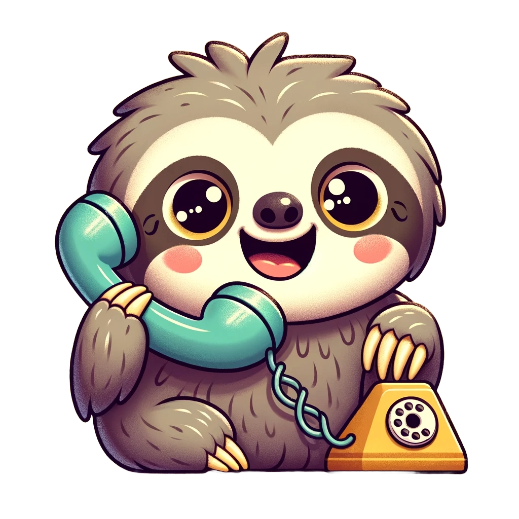 Sloth Factory Mascot